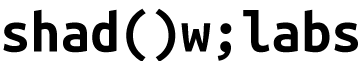 Shadow Labs Logo – Black